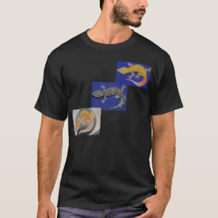 T-shirt Geckos de léopard