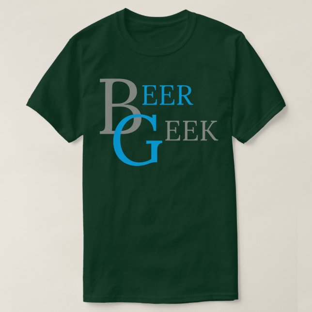 T-SHIRT GEEK BIÈRE (Design devant)
