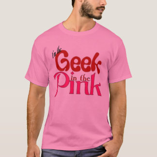 T-shirt Geek dans le rose