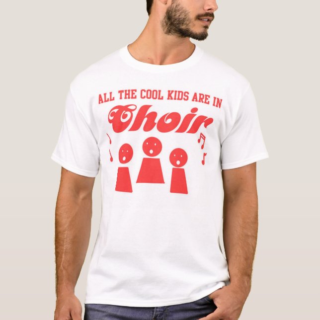T-shirt geek de choeur (Devant)