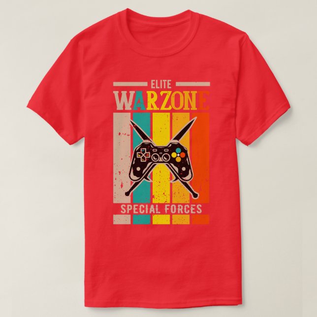 T-shirt Geek de goulag spécial de l'élite Warzone (Design devant)