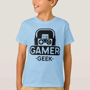 T-shirt Geek gamer