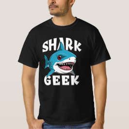 T-shirt Geek requin - Conception sympa pour les amateurs d