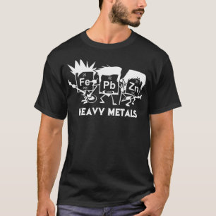 T-shirt Geek scientifique et ventilateurs de métaux lourds