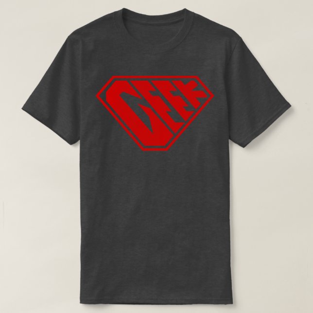 T-shirt Geek SuperEmpowered Red (Design devant)