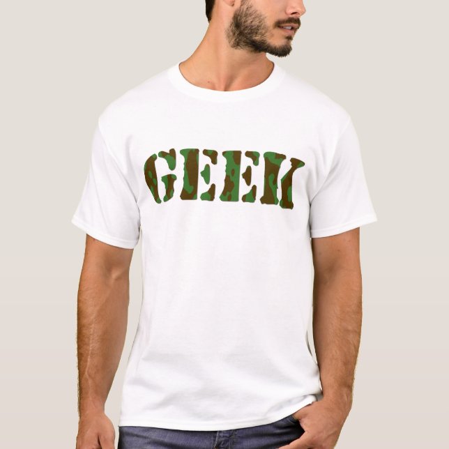 T-shirt geekcamo (Devant)