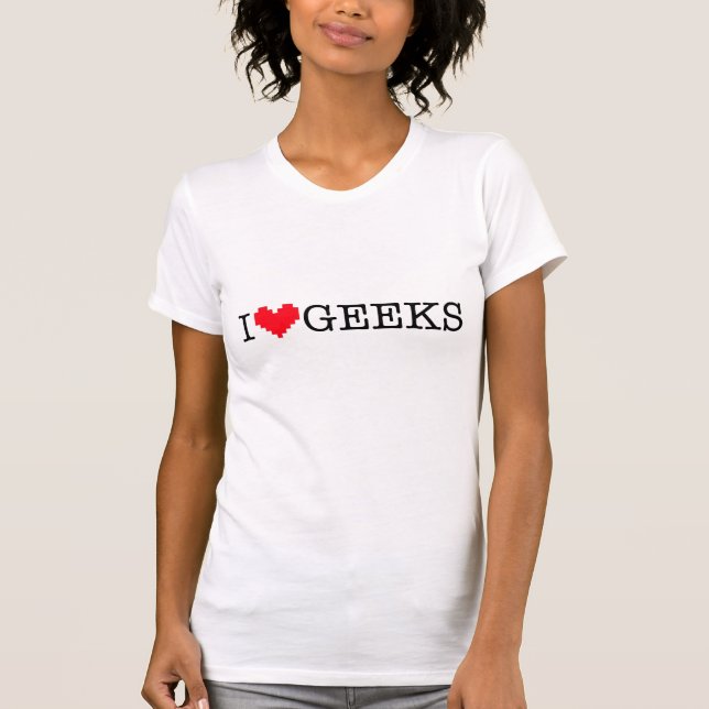 T-shirt Geeks du coeur (Devant)