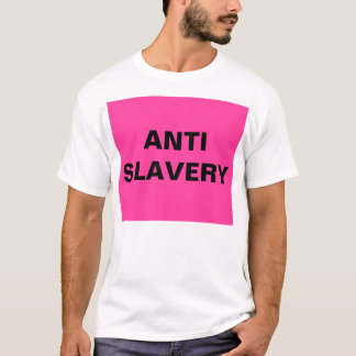 T - Shirt gegen Sklaverei Rosa