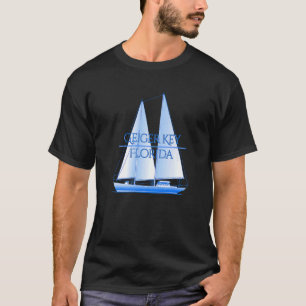 T-shirt Geiger Key Florida Côtière Nautique Voilier