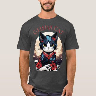 T-shirt Geisha Cat