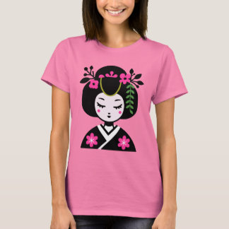 T-shirt Geisha folklorique