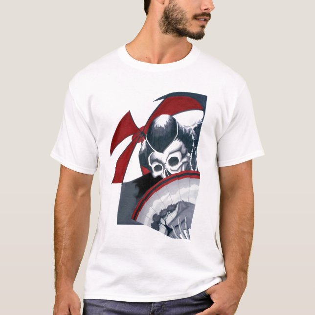 T-shirt Geisha japonais (Devant)