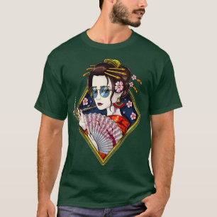 T-shirt Geisha japonais