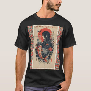T-shirt Geisha japonaise – Rétro esthétique de Geisha jap