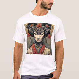 T-shirt Geisha Mech sourit Tee