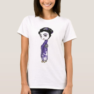 T-shirt Geisha merveilleux de grues