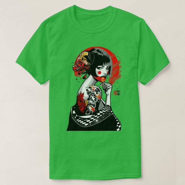 T-shirt Geisha Pop (Design devant)
