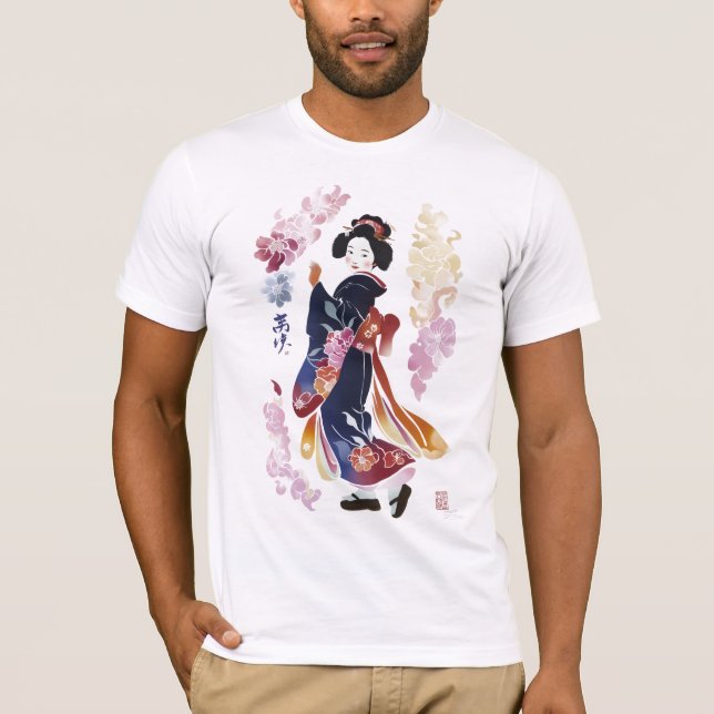 T-shirt Geisha traditionnel (Devant)