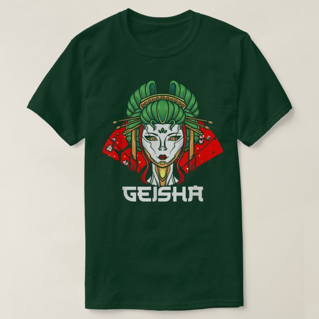 T-shirt GeishaCulture japonaiseJapon Geisha Femmes  (Design devant)