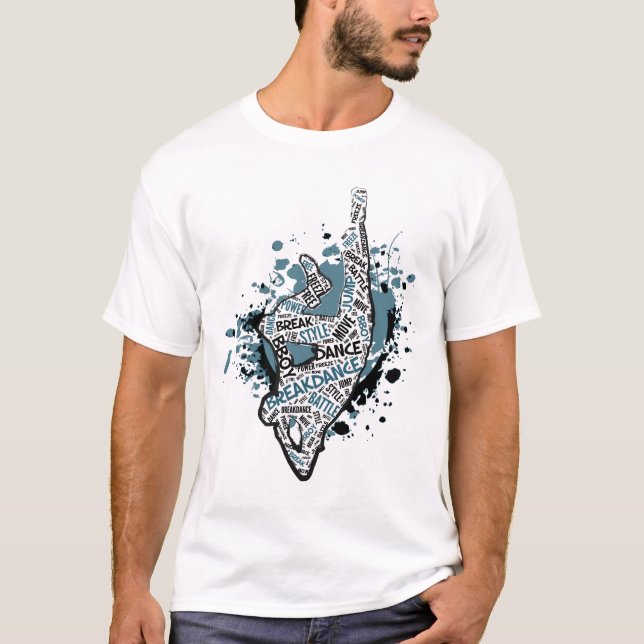 T-shirt Gel alt 2 de coude de smurf (Devant)