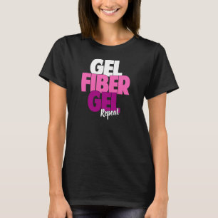 T-shirt Gel, fibre, gel, répétition - la fibre 3D fouett