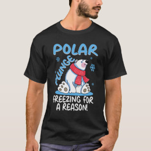 T-shirt Gel Polaire De Plongée Pour Une Raison Cool Ours P