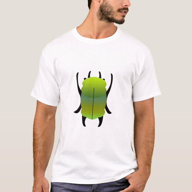 T-Shirt Gelber Käfer (Vorderseite)
