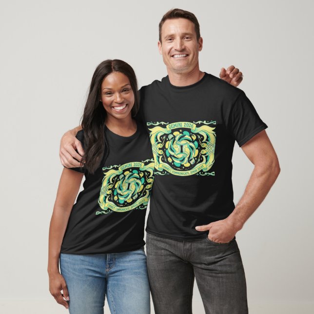 T-shirt Gemini 2026 Zodiac Mandala | Air Sign Astrology Ar (Unisexe)
