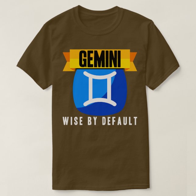 T-shirt Gemini Wise par défaut (Design devant)