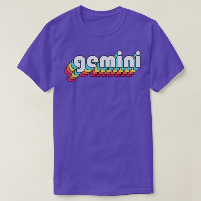 T-shirt Gemini Zodiac - Conception des signes astrologique (Design devant)