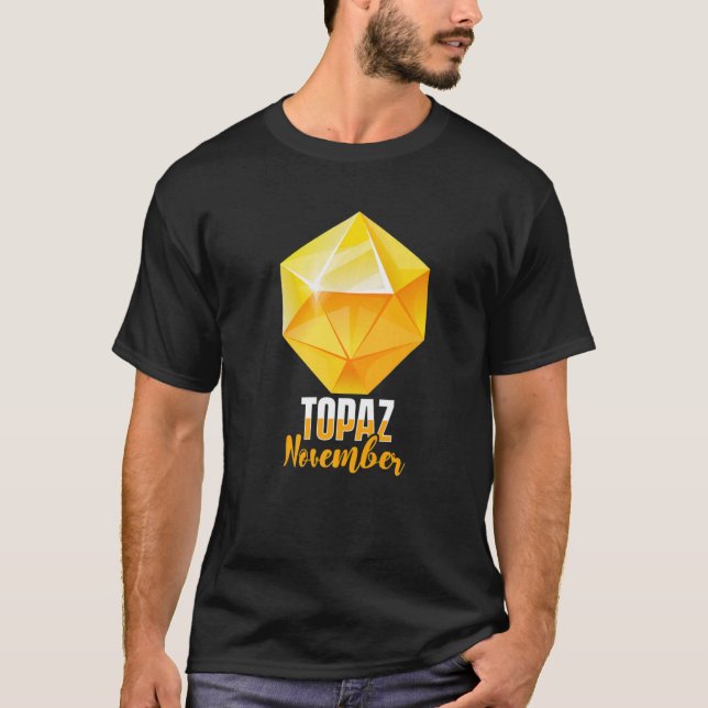 T-shirt Gems pierres précieuses Minéraux Prospection Topaz (Devant)