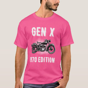 T-shirt Gen X 1970 Édition Generation X Motocyclette Motar