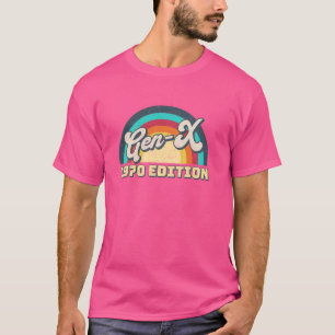 T-shirt Gen X 1970 Edition Rétro Génération Xers Hommes Fe