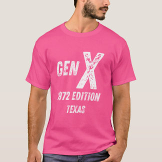 T-shirt Gen X 1972 Edition Génération Texas Anniversaire C