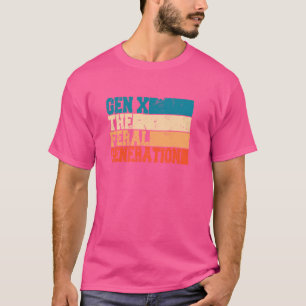 T-shirt gen X la génération ferrée