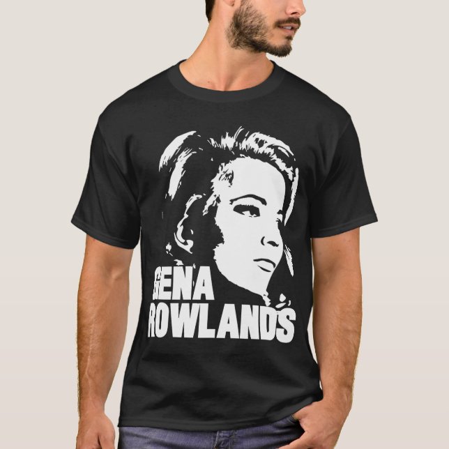 T-shirt Gena Rowlands, actrice design (Devant)