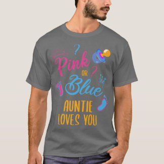T-shirt Gender Reveal AUNTIE AUNT 