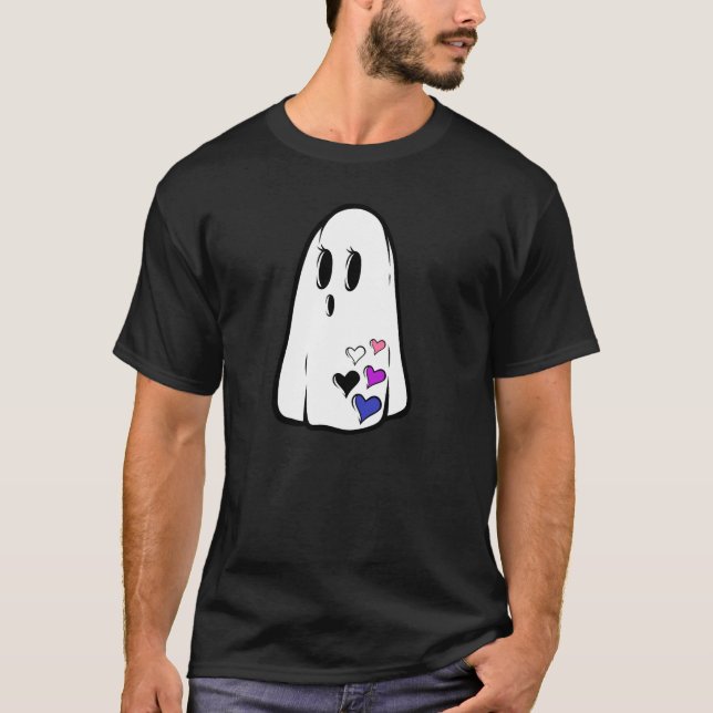 T-shirt Genderfluide Fierté Ghost (Devant)