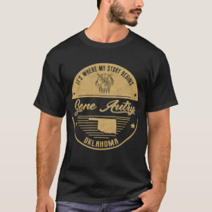 T-shirt Gene Autry Oklahoma C'est là que commence mon hist