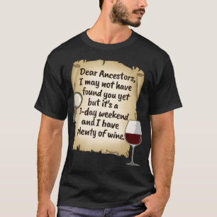 T-shirt Généalogie Ancestry Famille des ancêtres Chemise à