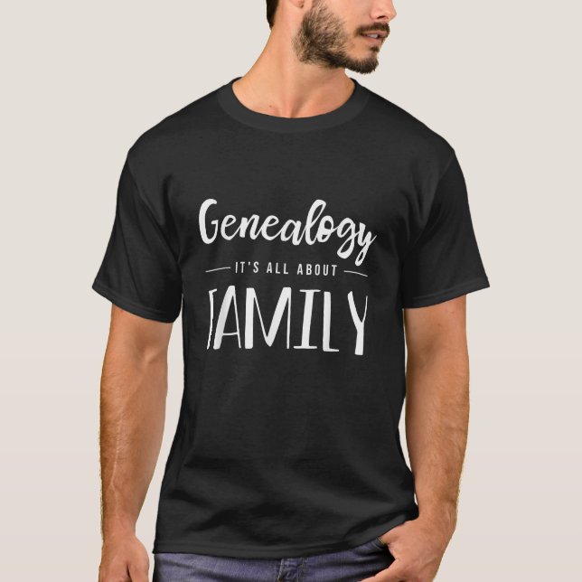 T-shirt Généalogie arbre généalogique Ancêtre Ancêtre Ancê (Devant)