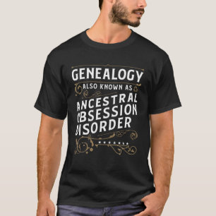 T-shirt Généalogie Également Connue Sous Le Nom D'Obses