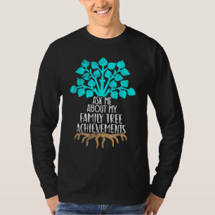 T-shirt Généalogistes Arbre Adn Famille Généalogie Ancêtre