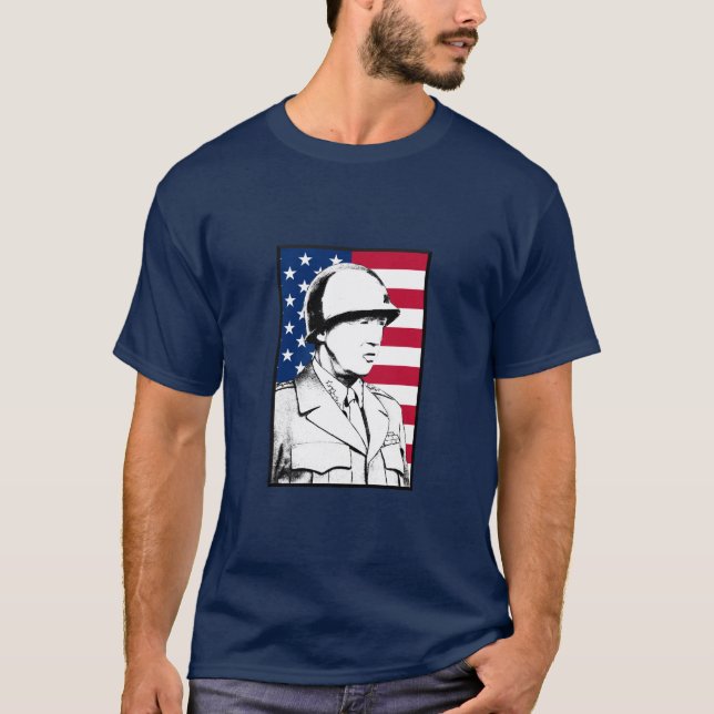 T-shirt Général d'armée - George Patton (Devant)