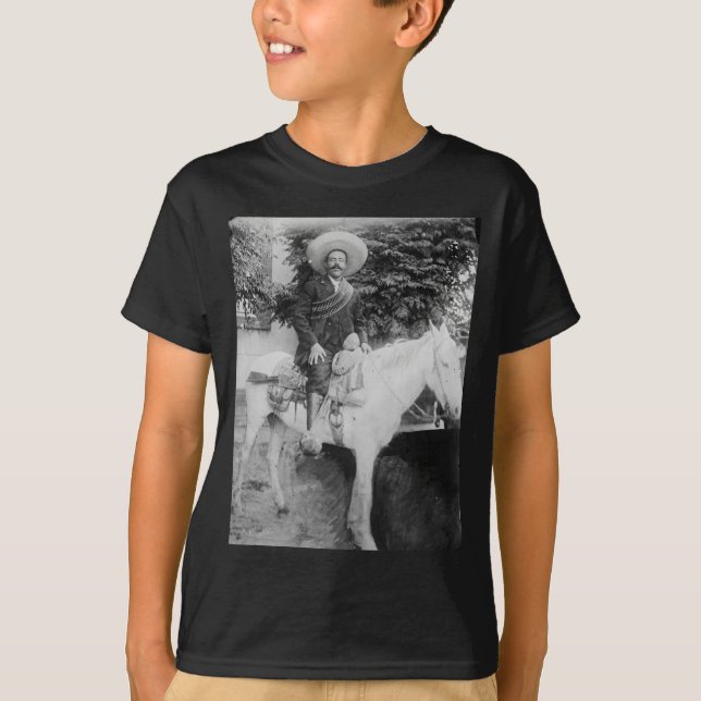 T-shirt Général révolutionnaire mexicain de Pancho Villa (Devant)