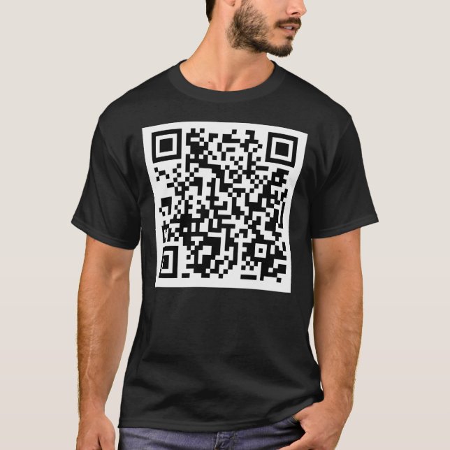 T-shirt Générateur de photos d'animaux aléatoires Code QR  (Devant)
