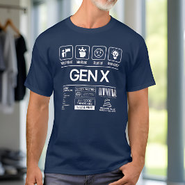 T-shirt Génération drôle X Caractéristiques Marine masculi