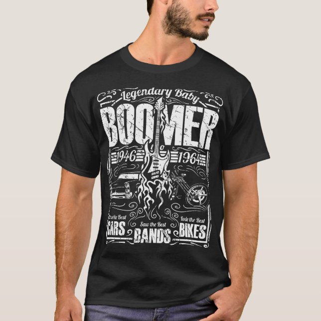 T-shirt Génération légendaire de baby-boomer 1946-1964  (Devant)