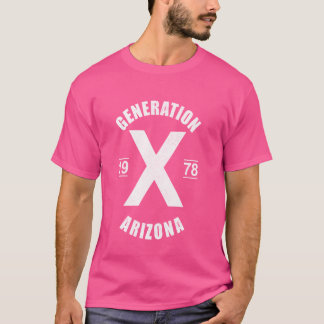 T-shirt Génération X 1978 Feral Gen Xer Né 1978 Arizona