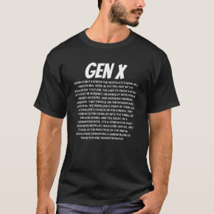 T-shirt Génération X Gen